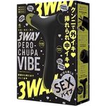 ＜吸うやつ＞舌舐×吸引×挿入　３ＷＡＹ　ＰＥＲＯ－ＣＨＵＰＡ　ＶＩＢＥ　（ペロチュパバイブ）　ｂｌａｃｋ(ローター)